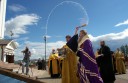В Витебске осветили поклонный крест в честь моряков, которые погибли в Севастополе