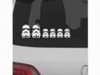 Наклейка на авто Звездные войны
